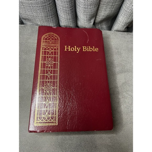 VTG Holy Bible Nelson Giant Print Red Letter Edition King James Version KJV 1990 - Picture 1 of 9